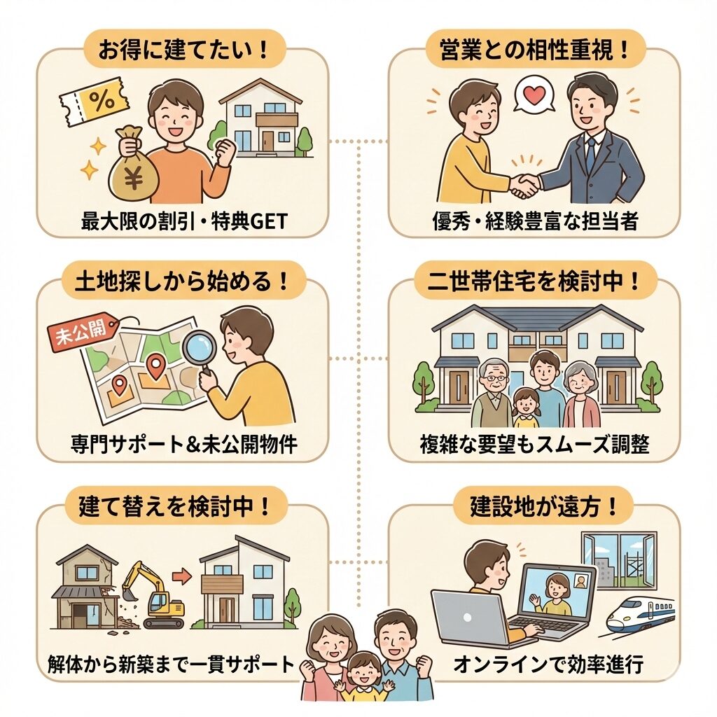 アイ工務店の紹介制度を利用するのがおすすめな人