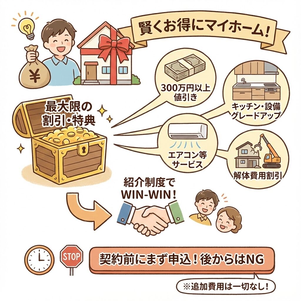 アイ工務店でお得にマイホームを建てたい人