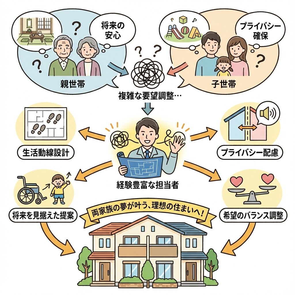 二世帯住宅を検討している人