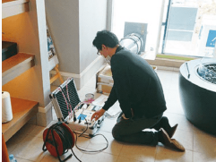 全棟気密測定