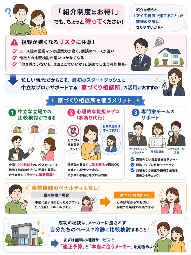 家づくり相談所で失敗しない比較検討を