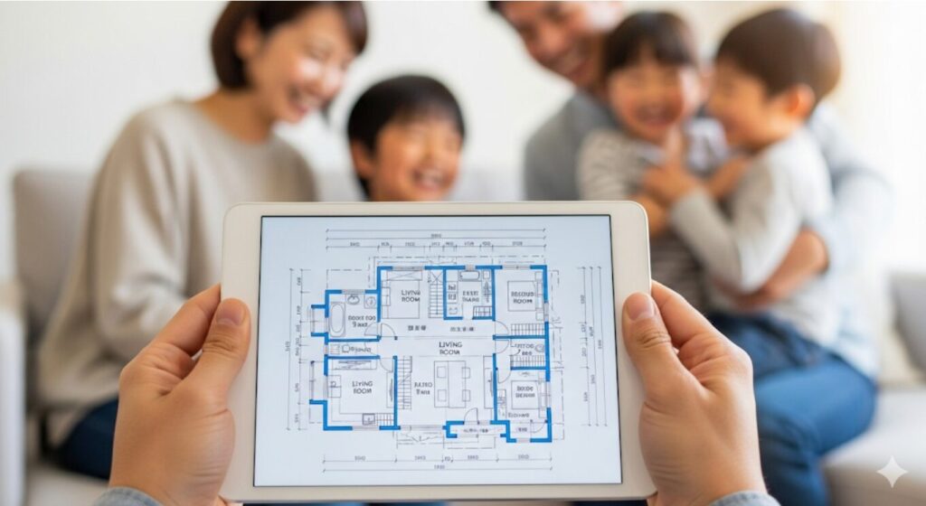 タウンライフ家づくりなら無料で間取りプランを入手