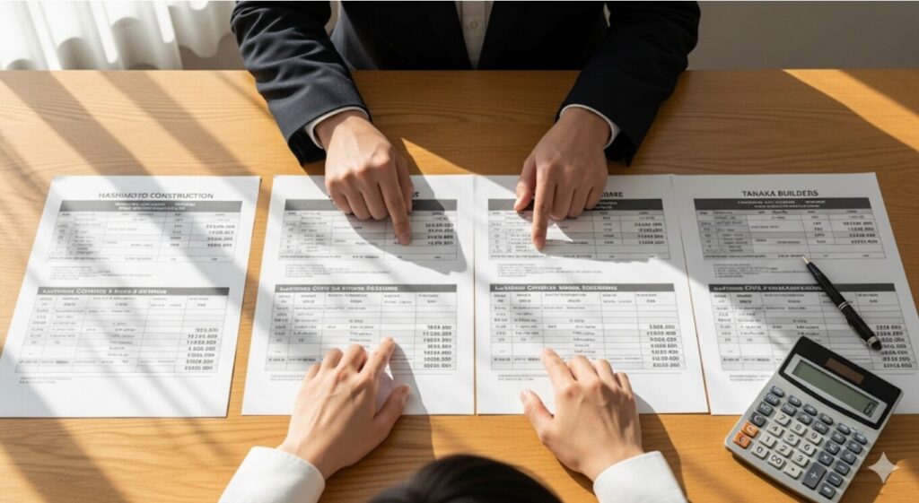 複数社の見積もりを自宅にいながら一括で比較