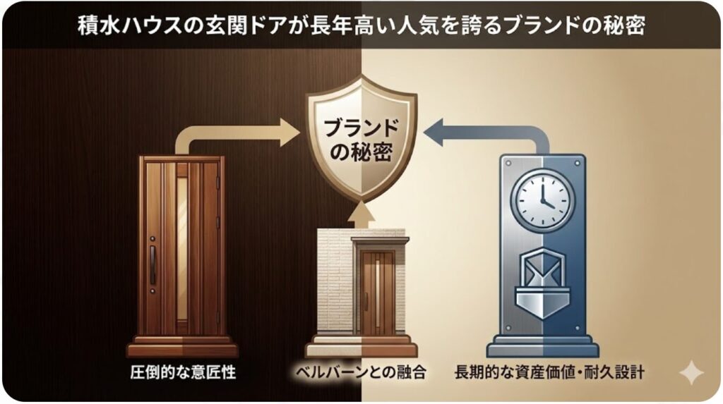 積水ハウスの玄関ドアが長年高い人気を誇るブランドの秘密