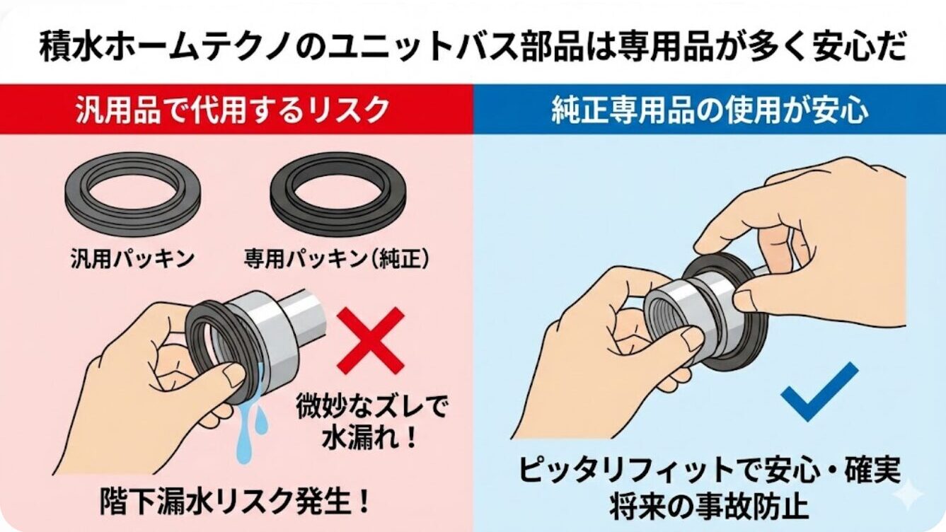 積水ハウスのユニットバスの水栓交換｜費用とMYM代替品を解説