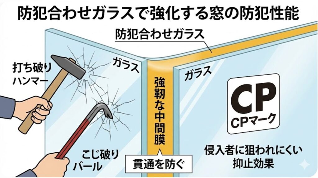防犯合わせガラスで強化する窓の防犯性能