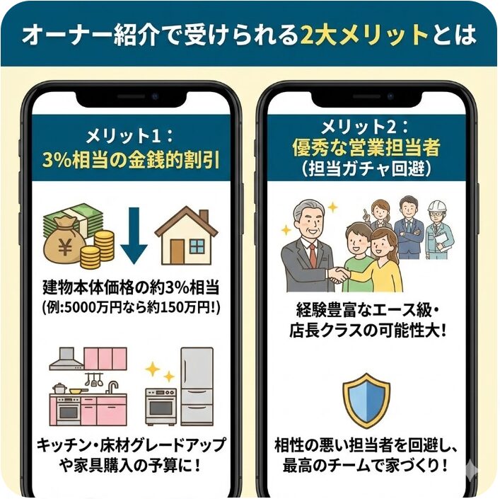 オーナー紹介で受けられる2大メリットとは