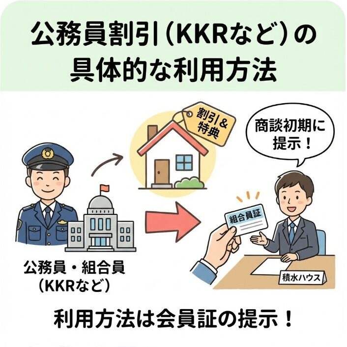 公務員割引(KKRなど)の具体的な利用方法