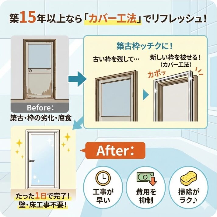 築年数が経過しているならカバー工法を検討する