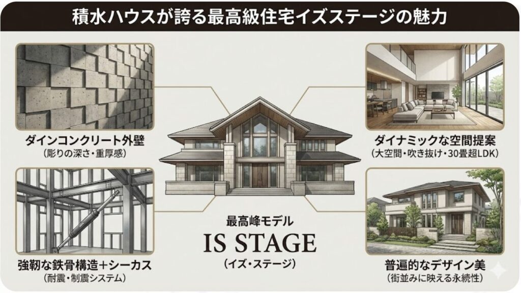積水ハウスが誇る最高級住宅イズステージの魅力