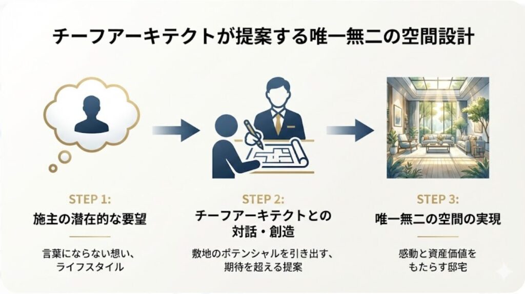 チーフアーキテクトが提案する唯一無二の空間設計