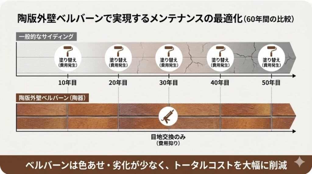 陶版外壁ベルバーンで実現するメンテナンスの最適化