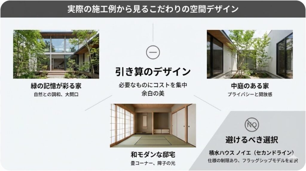 実際の施工例から見るこだわりの空間デザイン