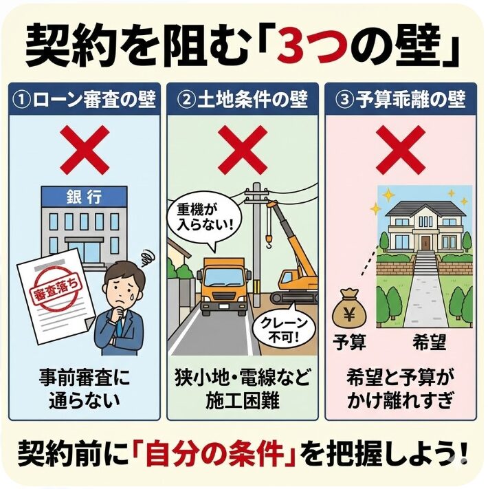実際に契約を断られたケースから学ぶ審査や条件の壁とは