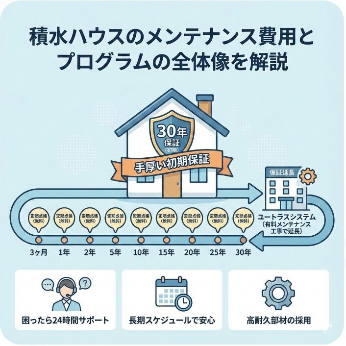 積水ハウスのメンテナンス費用とプログラムの全体像を解説