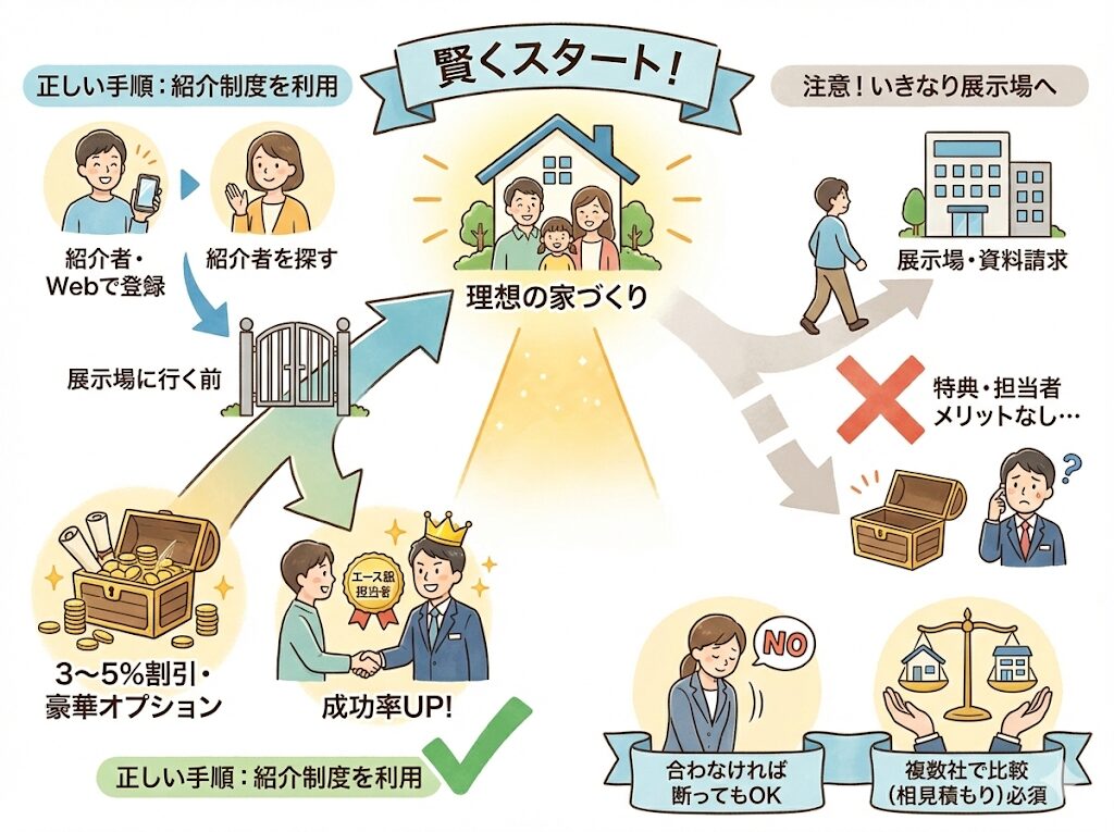 まとめ|ハウスメーカーの紹介制度を活用して賢く家づくり!