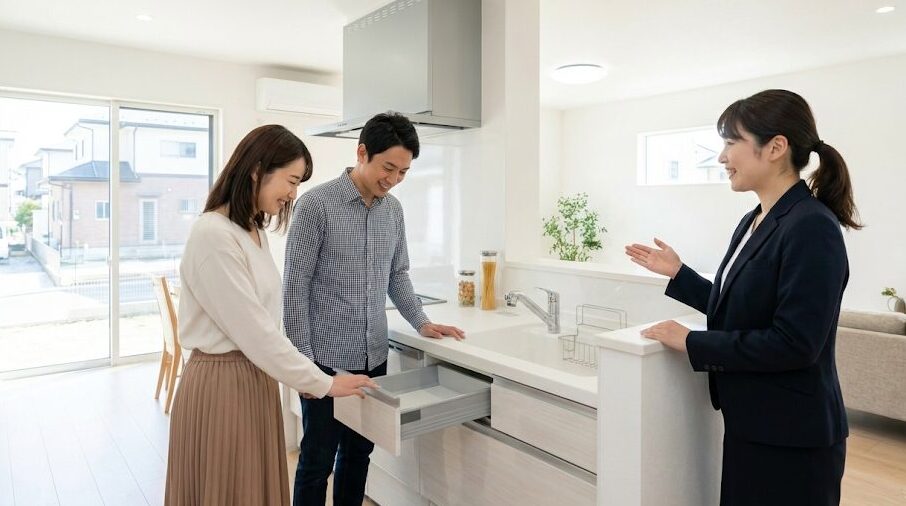 モデルハウスで実物を確認