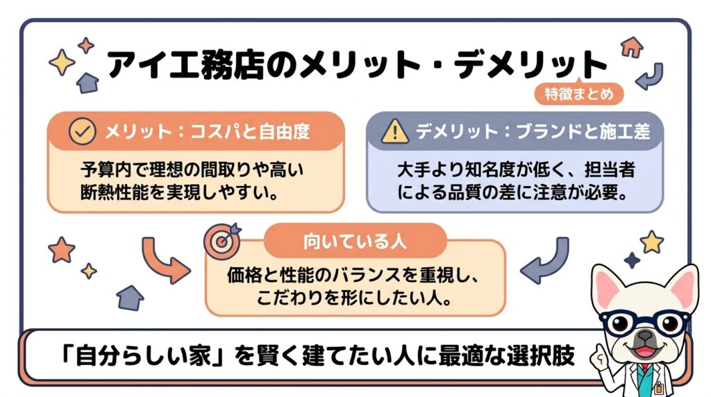 アイ工務店のメリット・デメリット