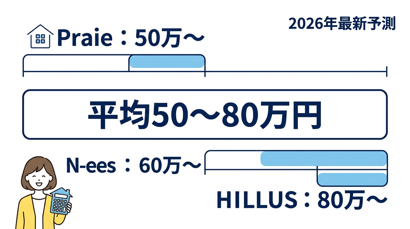 アイ工務店の価格帯と2026年最新の坪単価目安
