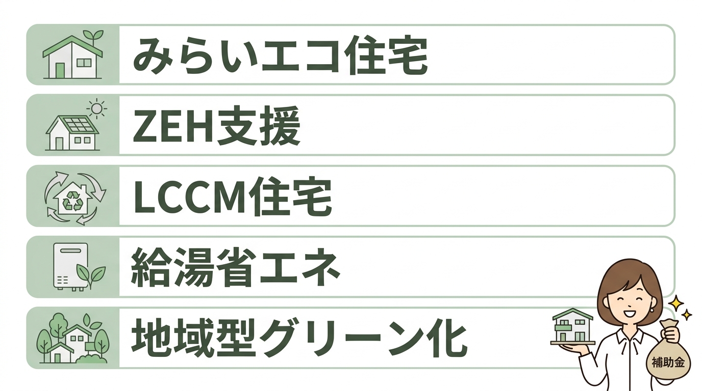 2026年最新！新築住宅の補助金制度5選