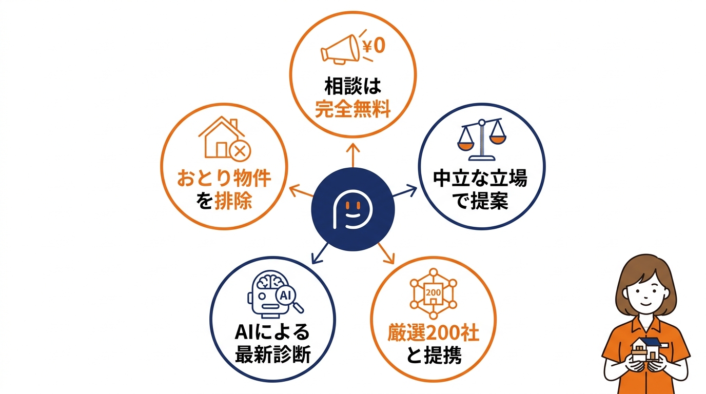 LIFULL HOME’S 住まいの窓口の特徴と仕組み