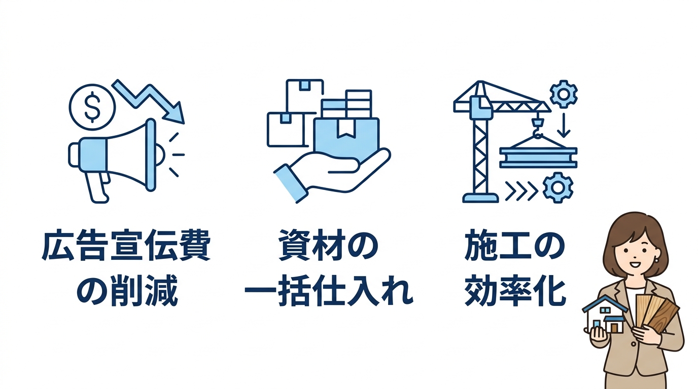 アイ工務店の坪単価が安くて高性能な理由3つ