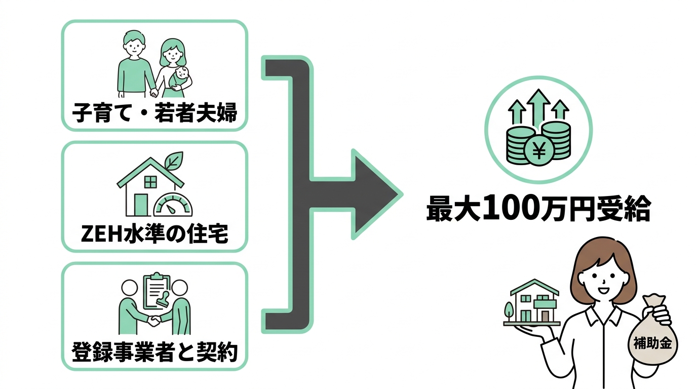 最大100万円超！補助金の受給条件と対象者