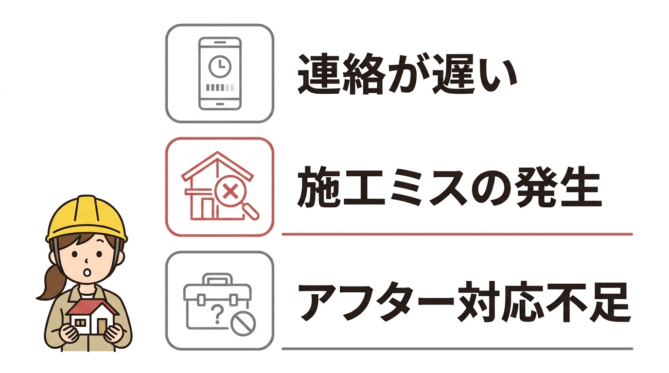ネガティブな口コミに見るデメリット