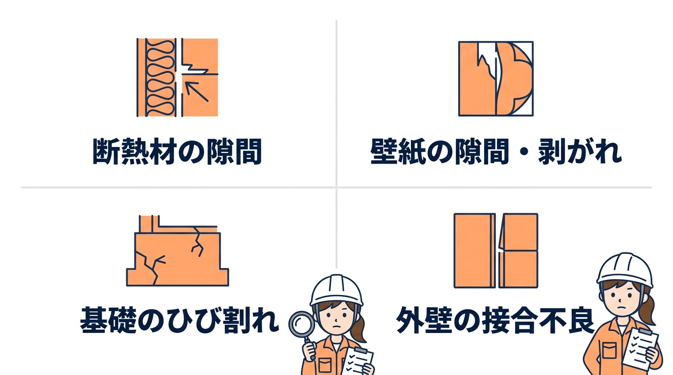 報告された施工不良の具体事例4選