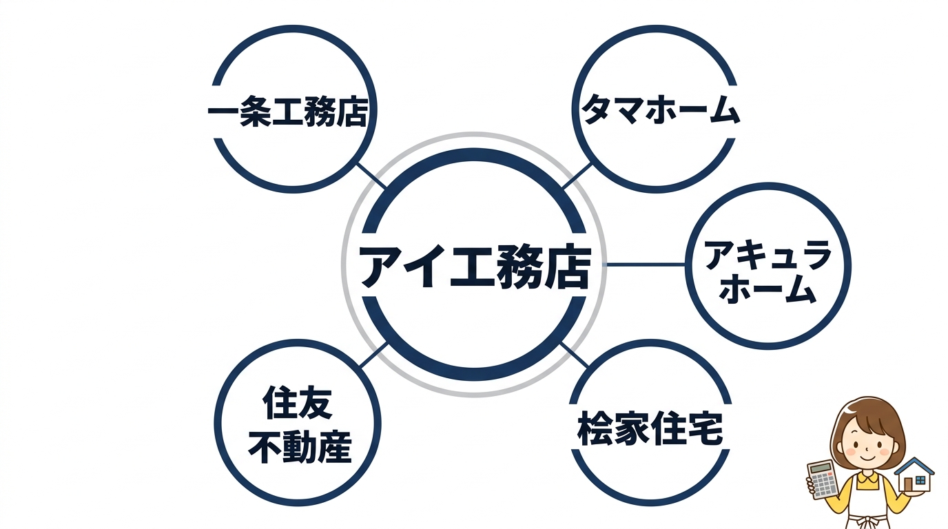 アイ工務店の競合メーカー5選