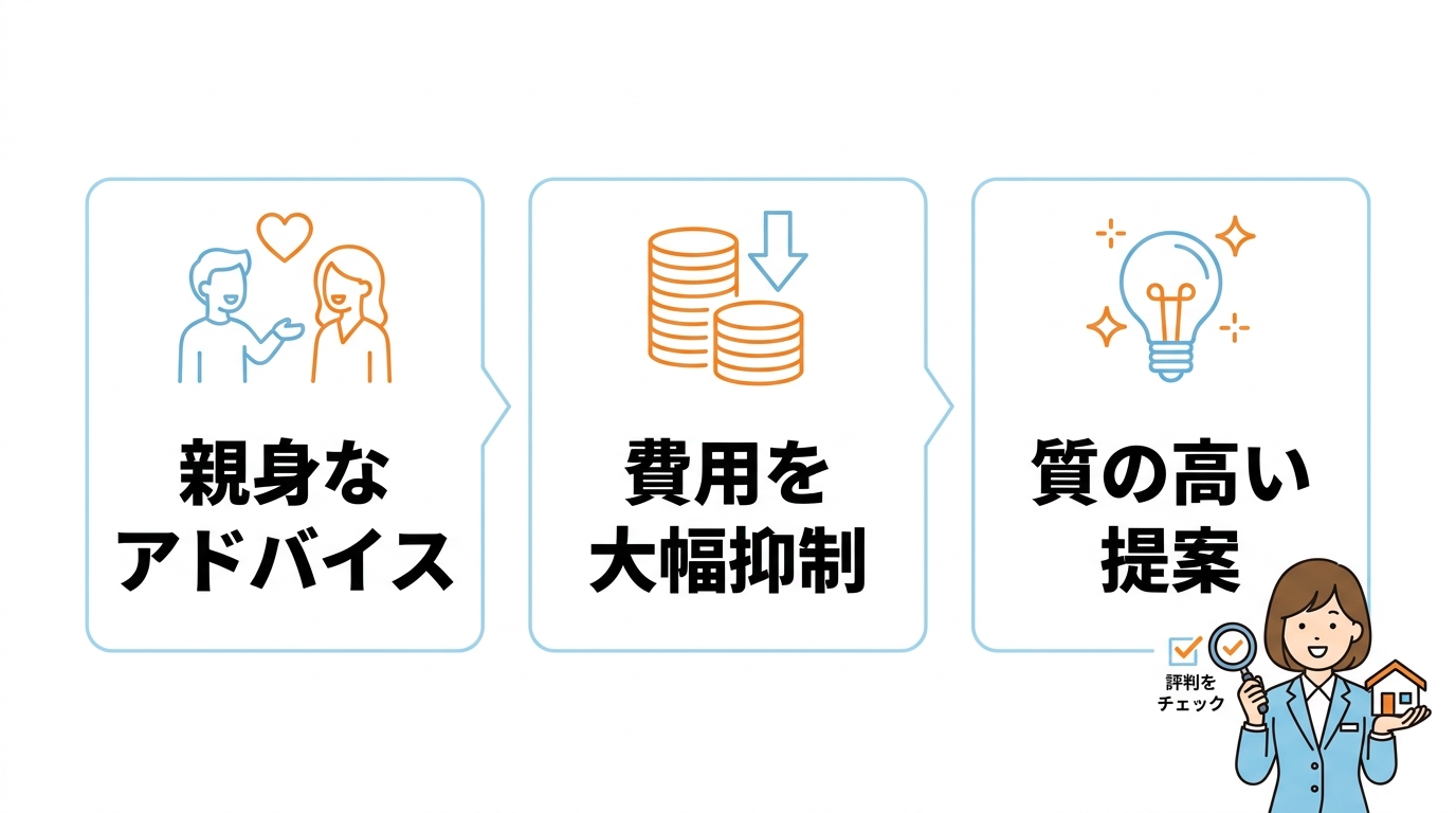 ハウジングバザールの良い評判・口コミ