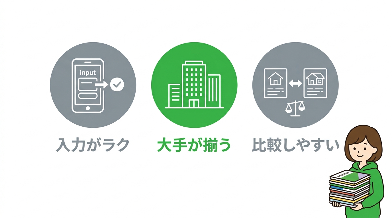 スーモ資料請求の良い評判・口コミ