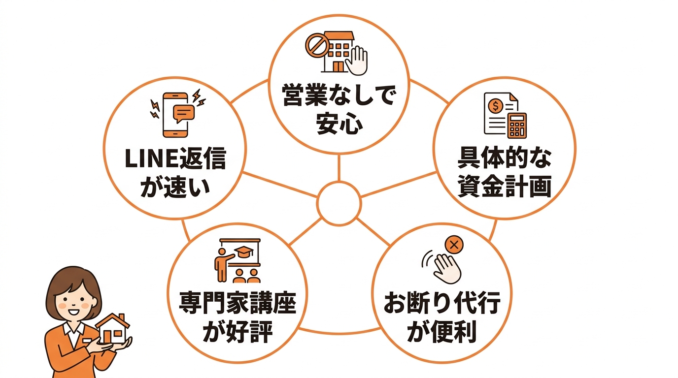 LIFULL HOME’S 住まいの窓口の良い評判