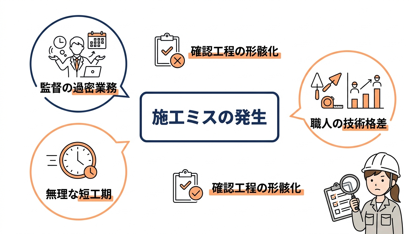 アイ工務店で施工ミスが起こる構造的原因