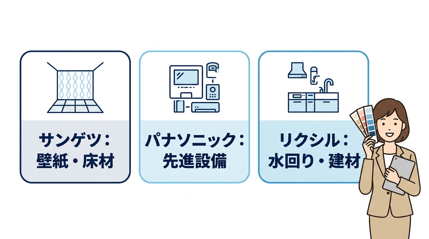 アイ工務店で選べる内装・設備メーカー3選