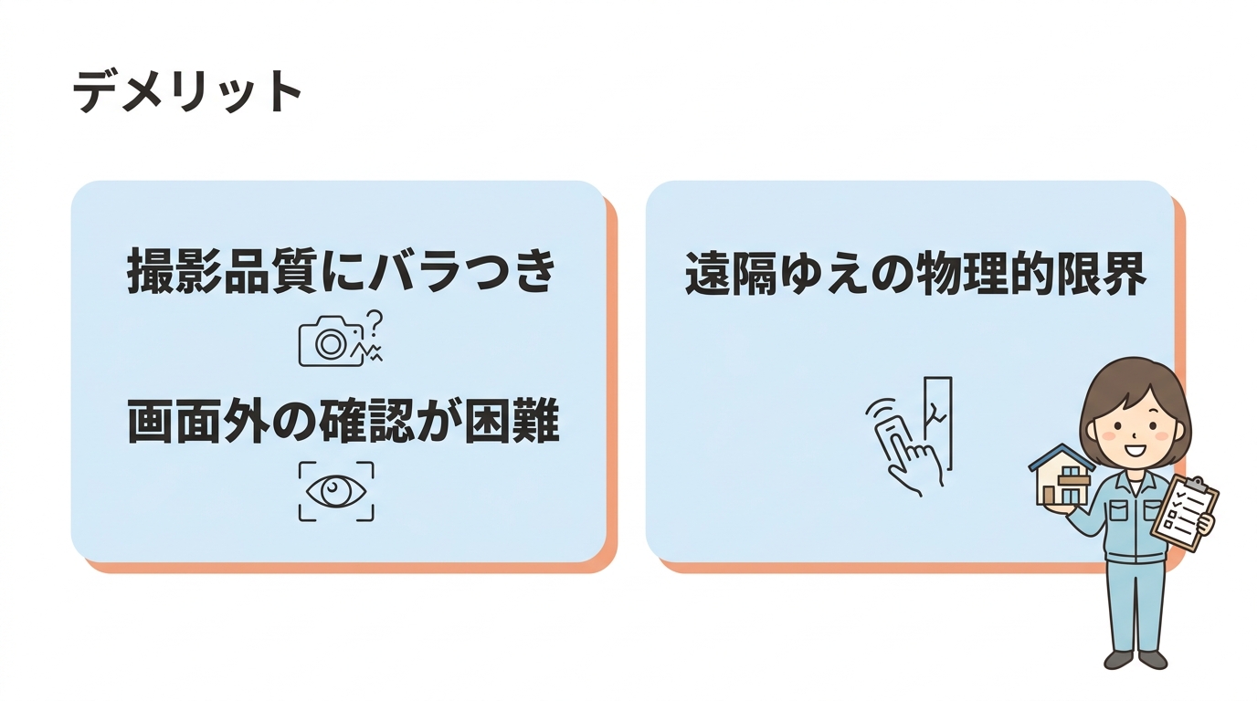 家づくりチェックプロを利用する2つのデメリット