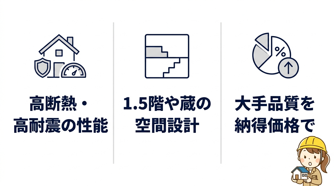アイ工務店がやばいほど支持される3つの強み