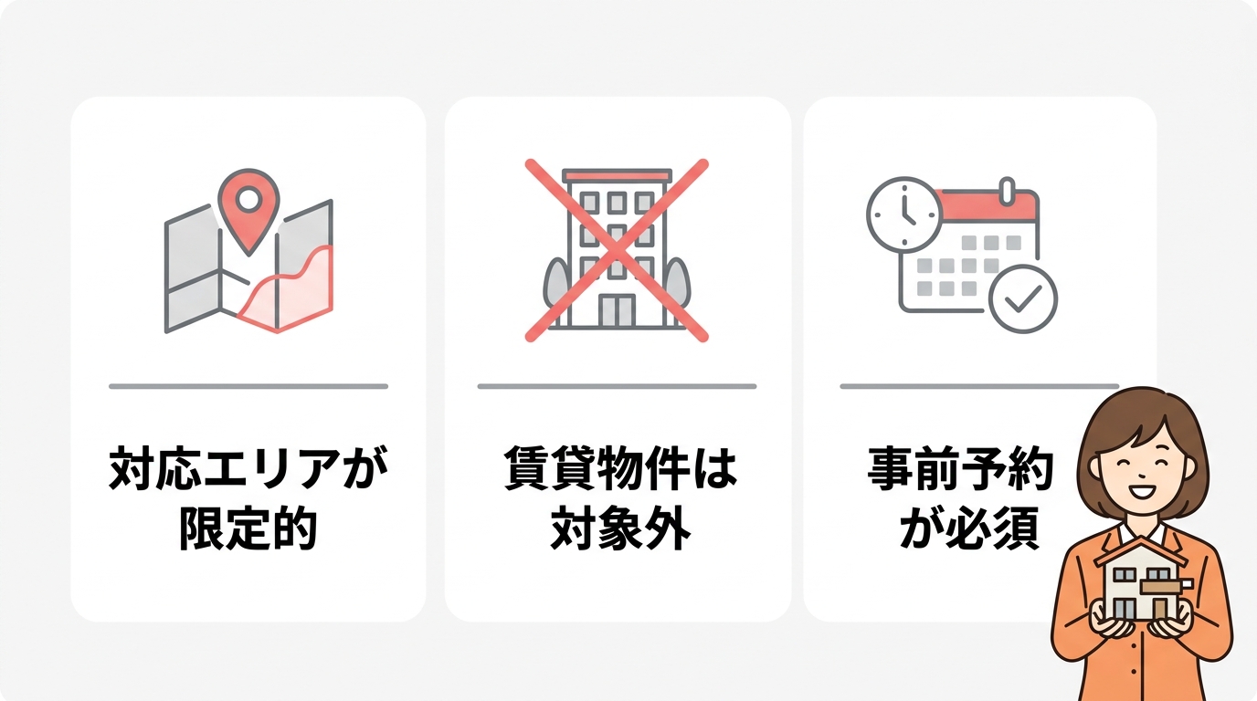 住まいの窓口を利用する3つのデメリット
