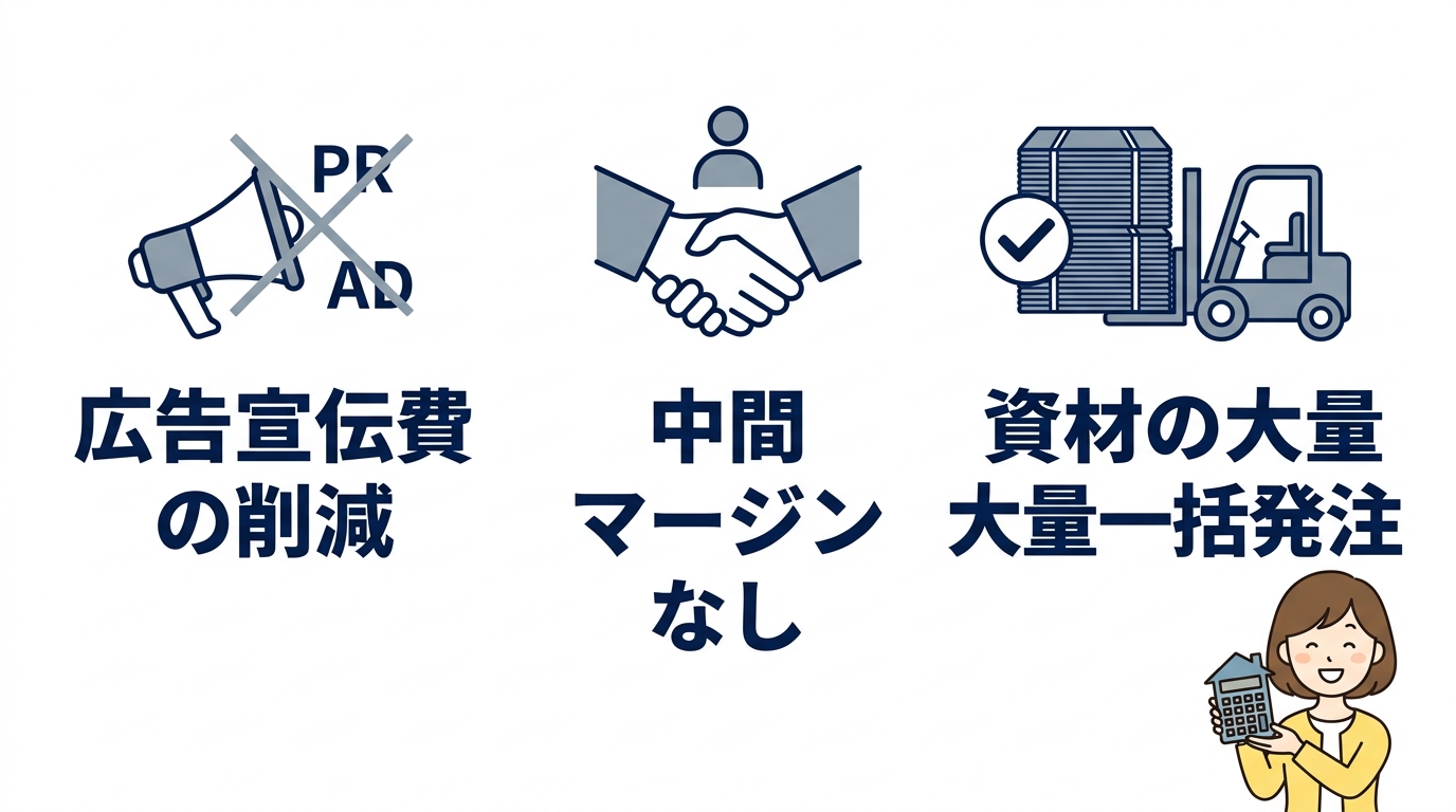アイ工務店が「安い」と言われる3つの理由