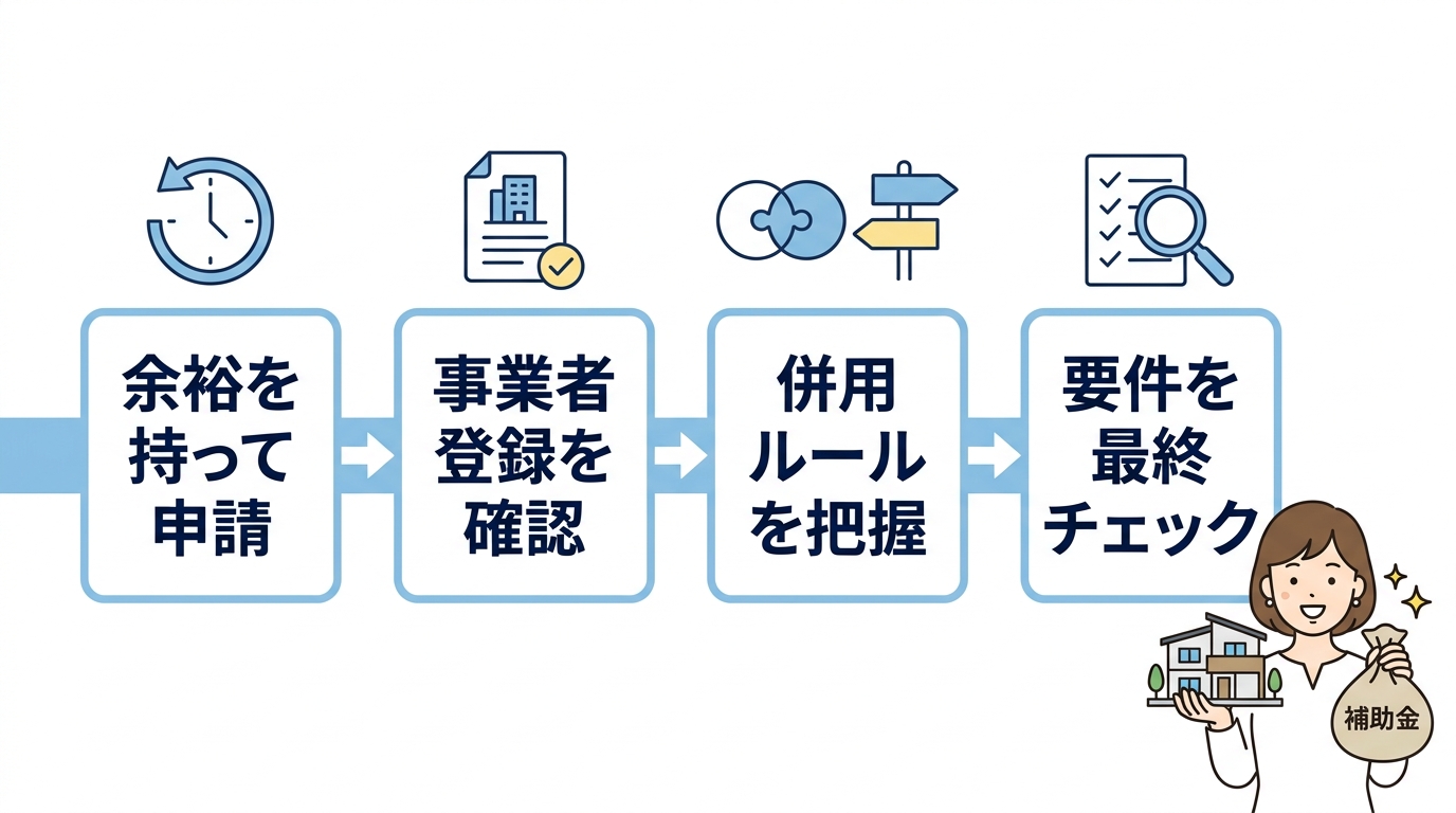 予算終了前に！補助金を確実に受け取るコツ