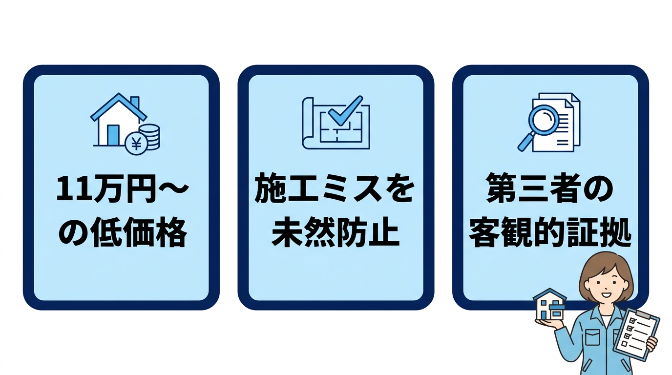 家づくりチェックプロを利用する3つのメリット