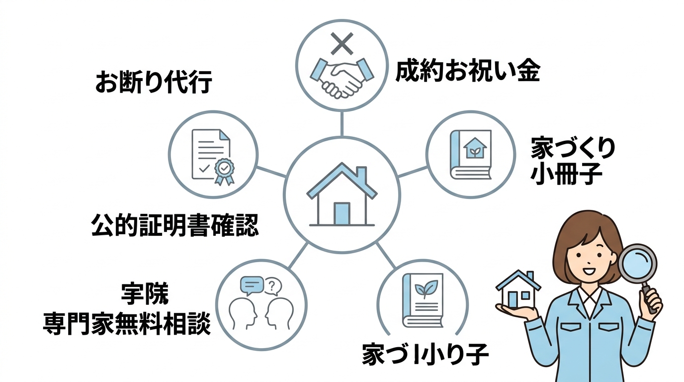 ハウジングバザールの5つのメリット
