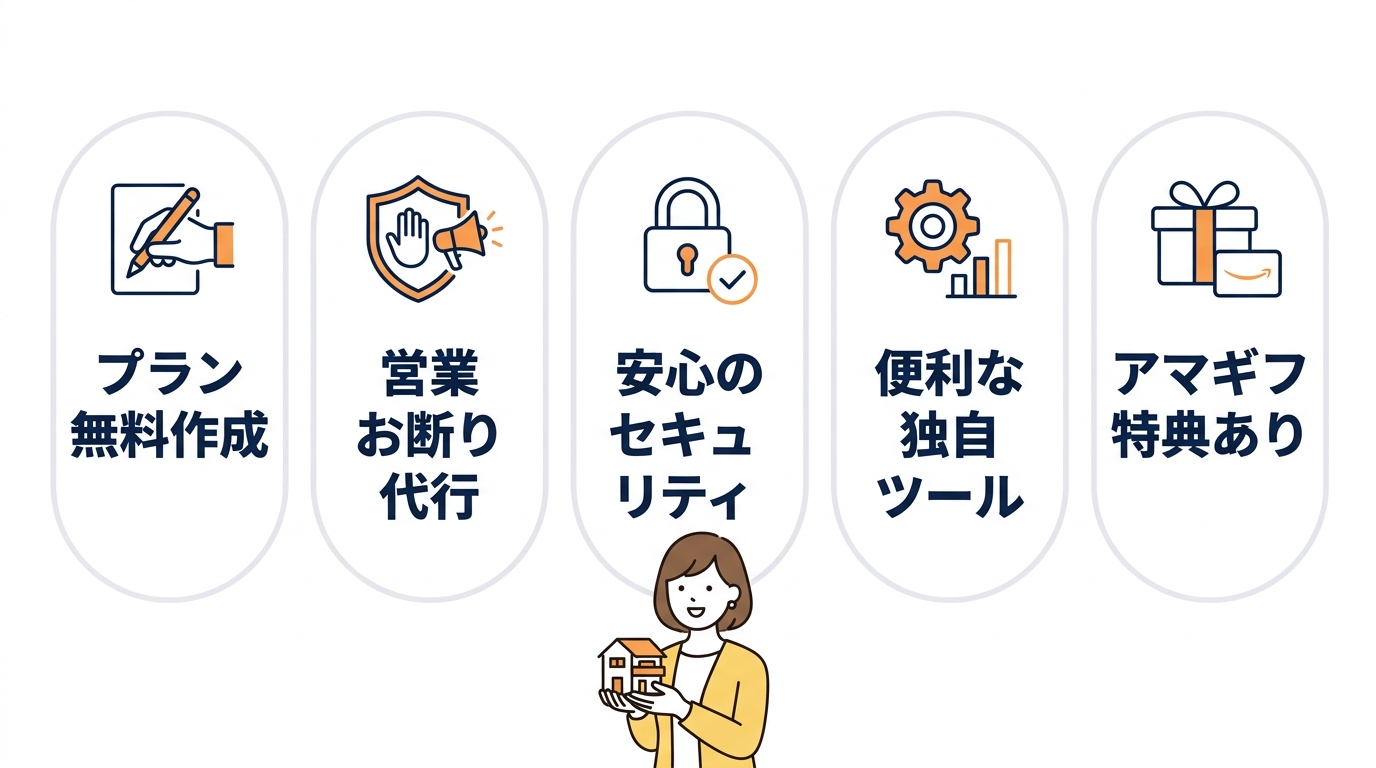 家づくりのとびらを利用する5つのメリット
