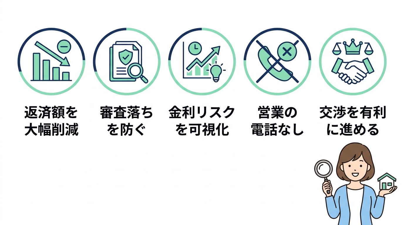 モゲチェックを利用するメリット