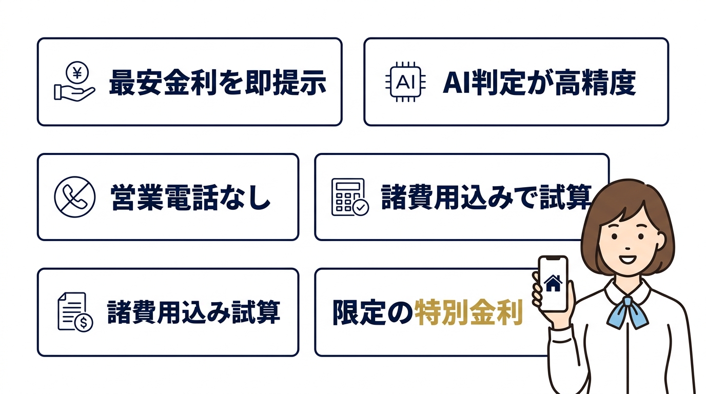 モゲチェックで借り換えるメリット5つ