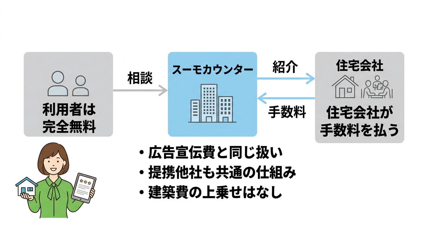 スーモカウンターの紹介料と無料の裏側