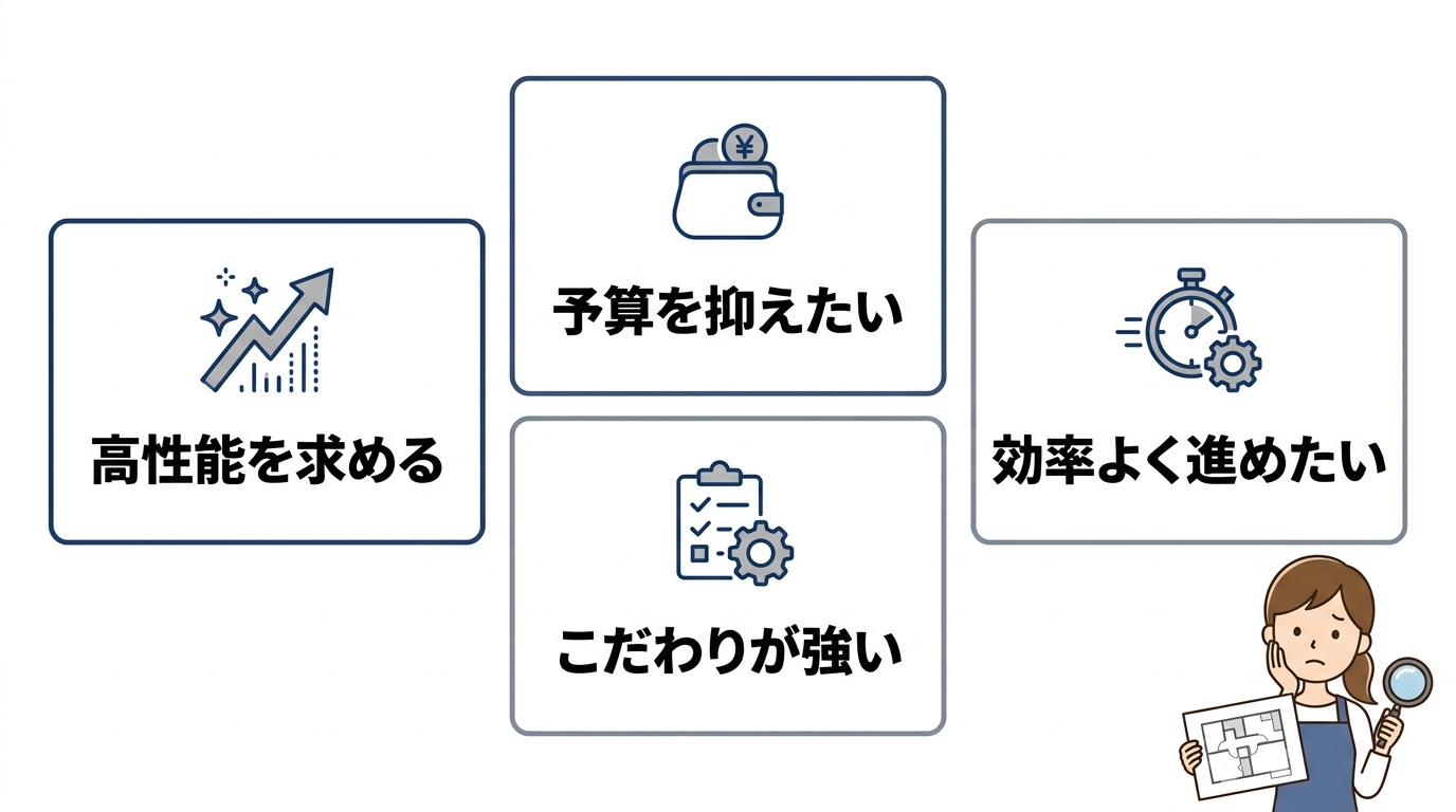 アイ工務店がおすすめな人の特徴
