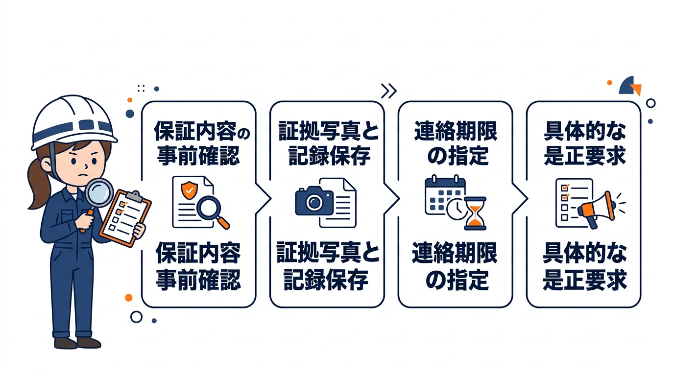 不具合発覚時のアフター対応と注意点