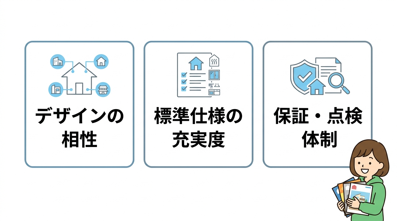 資料請求後に優良企業を見極める比較項目