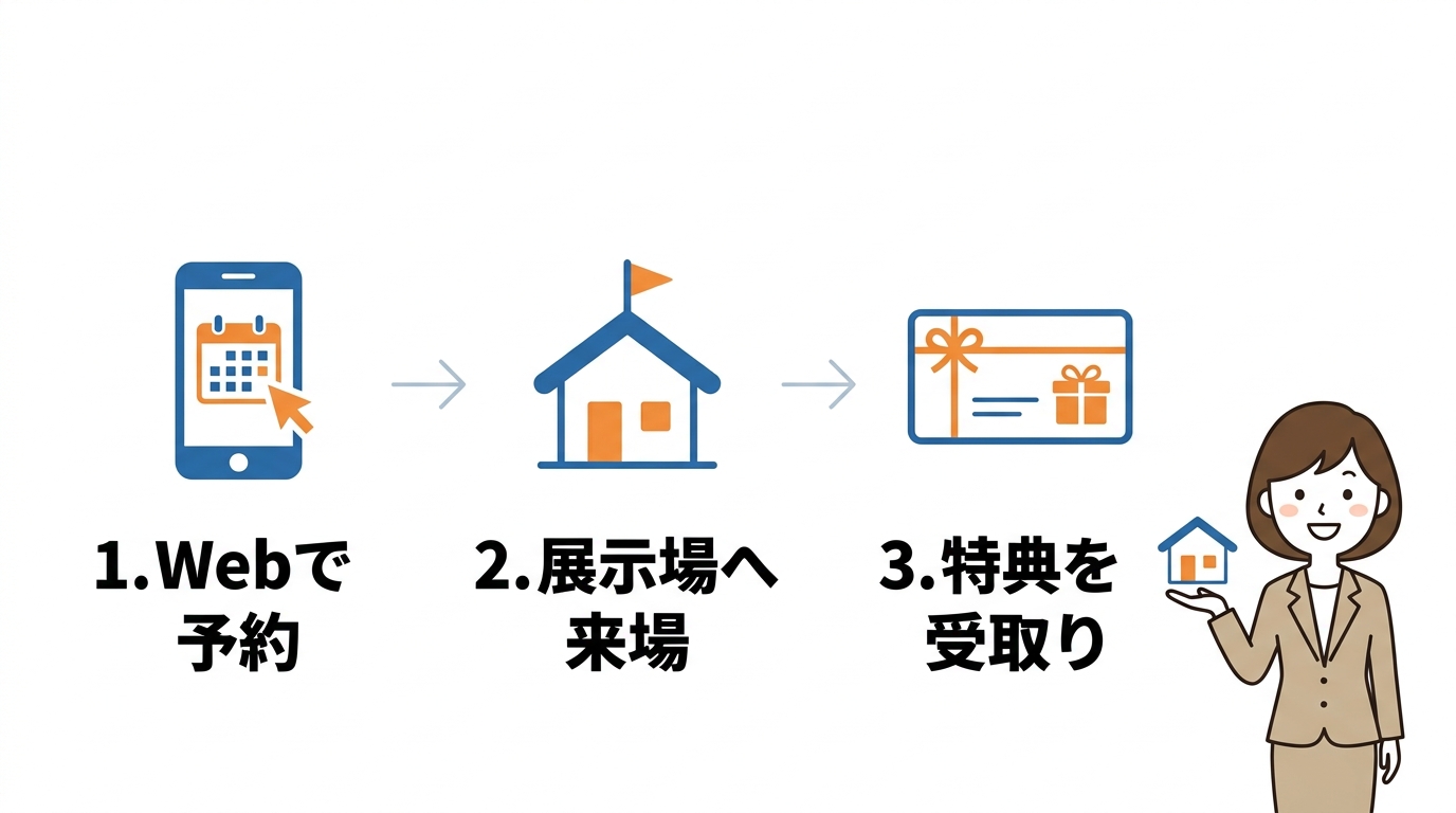 持ち家計画でギフト券をもらう3つの手順